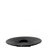 Black Amethyst Glass Bowl, 10-Inch Diameter