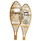 Snowcraft Traditional Wooden Snowshoes with Rawhid