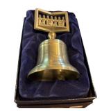 Crown & Rose Pewter Commemorative Bell with Royal