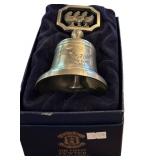 Crown & Rose English Pewter Bell with Three French