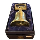 Crown & Rose Pewter Bell with ï¿½Twelve Days of Chri