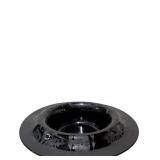 Vintage Paden City #210 Gothic Garden Black Glass