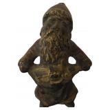 Antique Lead Santa B2195aus Figurine Holding a Sac