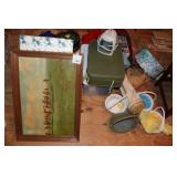 Glassware, Picnic Basket, & More