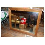 Ranch Oak Wall Mirrors