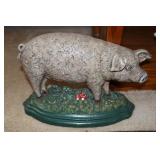 Cast Iron Pig Doorstop
