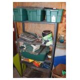Metal Shelf, Bag Chairs, Grills, & More