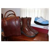 Frye Boots, Leather Purse, Sneakers