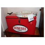 Schaefer Beer Tray, Genesee Beer Cooler