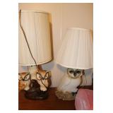 Owl Lamps, Metal Desk, Office Chairs Owl Lamps, Metal Desk, Office Chairs