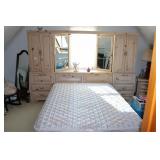 Queen Mattress, Headboard, & Nightstand