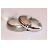 10 and 14K gold band