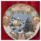 Winter Church Box with Rosealing Floral details