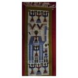 Tunisian Woven Wool Wallhanging