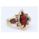Unmarked Ruby (?) Ring