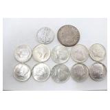 Kennedy Half Dollars, Walking Liberty, Morgan Doll