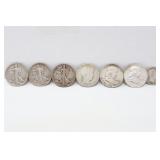 Barber Coins, Franklin Half Dollars, Walking Liber