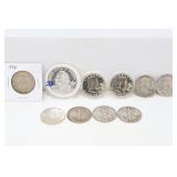 George Washington Dollar, Ben Franklin Half Dollar