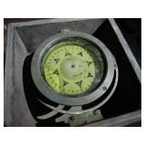 Antique nautical compass
