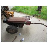 Antique walking tractor