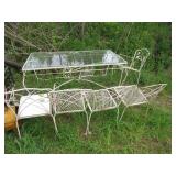 Vintage patio table & chairs