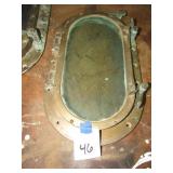 Brass port hole nautical window