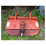 Walking tractor mower deck