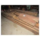 Assorted hardwood lumber