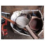 Lead melting pots
