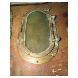 Brass port hole nautical window
