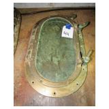 Brass port hole nautical window