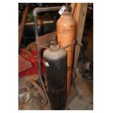 Torch tanks with carts