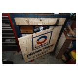 Delco cabinet with contents