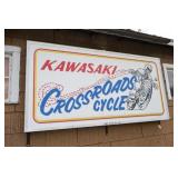 Kawasaki Crossroads Cycle sign