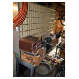 Metal post office desk