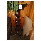 Antique paw foot plant stand