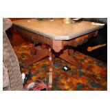 Victorian marble top stand