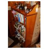 Antique oak bookshelf