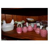 Assorted glassware