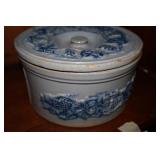 Salt glazed canister