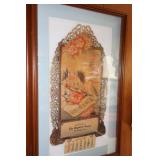 Framed local advertisement