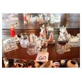 Vintage glass candy containers & more