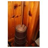 Antique butter churn