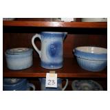 Assorted salt glazed pottery