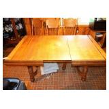 Antique roll top kitchen table