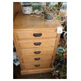 Antique five drawer cabinet