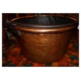 Antique apple butter kettle