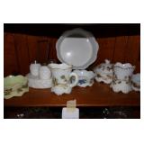 Assorted glassware