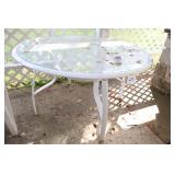 Glass table top