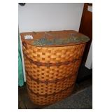 Hand painted basket hamper